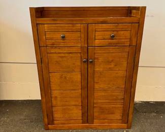 $250 Four door cupboard/ shoe closet 35 x 13.5 x 47