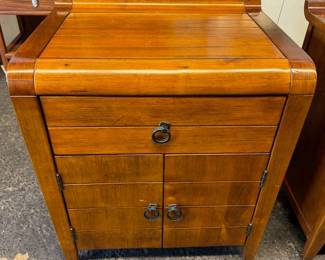 $250 Pair nightstands/ side table  S curved top 23 x 17 x 26