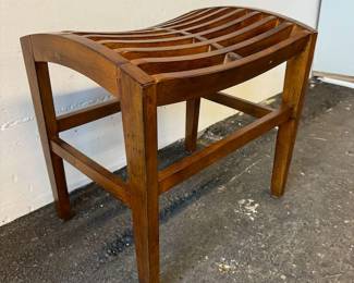 $120 Slated bench 19 x 13 x 18