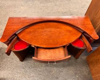 $900 Mahogany dresser, vanity table 47 x 17.5 x 30.5
