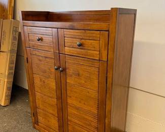 $250 Four door cupboard/ shoe closet 35 x 13.5 x 47