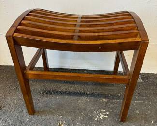 $120 Slated bench 19 x 13 x 18