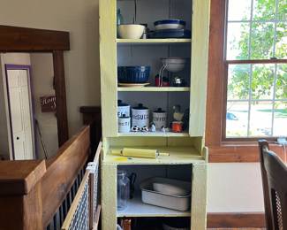 Tall and slim painted cabinet- great size
