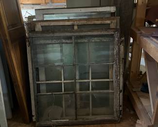 Lots of old windows, doors, hardware and stuff to dig thru