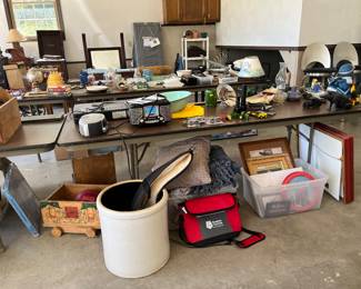 12 gallon crock, all sorts of great stuff