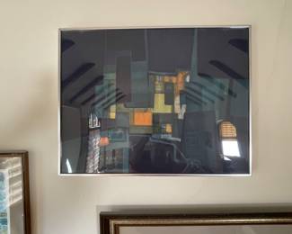 Abstract Art signed and numbered 