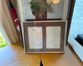 Framed Menu 