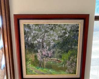 Impressionist oil on canvas 