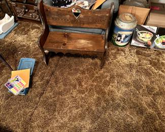 Mini Wooden Bench