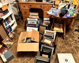 Books and vintage camera