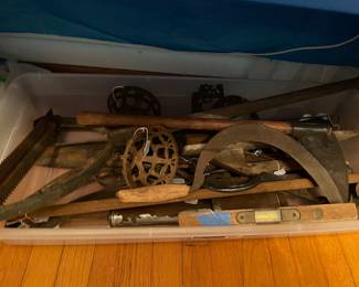 Antique farm tools 