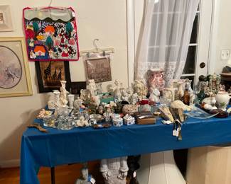 Numerous antiques and collectibles from all over the world 