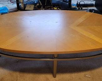 Oval Wood Coffee Table