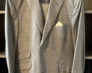 Brooks Brothers Gray Plaid Suit