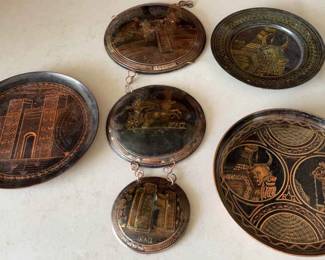 Etched Copper Brass Wall Hangings