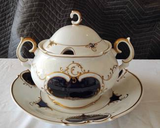 Specialty Polish Limoges Tureen Platter  Bogucice Porcelana