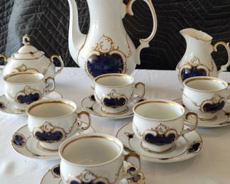 Specialty Polish Limoges China Tea Set Bogucice Porcelana