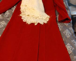 Calf Length Coat Scarf