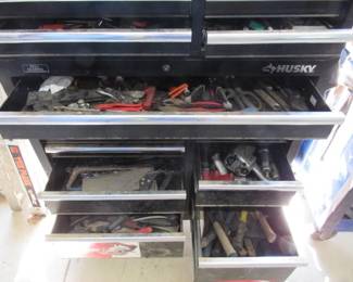 Lots of Tools Inside Drawers