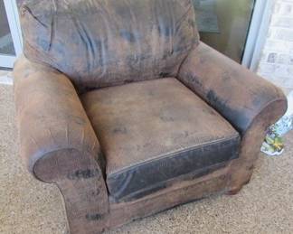 1 of 2 Leather Chairs