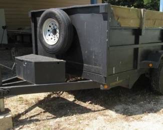 8' x 13' Dump Bed Trailer - 18' Full Length