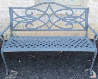 Metal Garden Bench