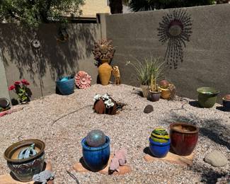Lots of yard art