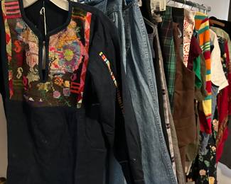 vintage clothing and jeans