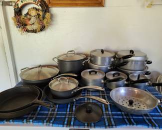 Iron skillets & cookware
