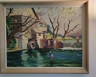 One of 4 Harold Etter paintings