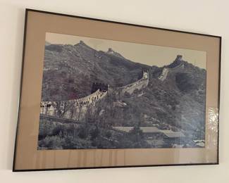 KFT005 Framed Great Wall Of China Photograph 