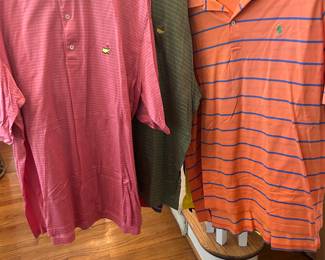 40+ Men’s Masters/Polo Golf Shirts.
Golf Jackets, Vests, Jackets from golf courses around the Southeast.
