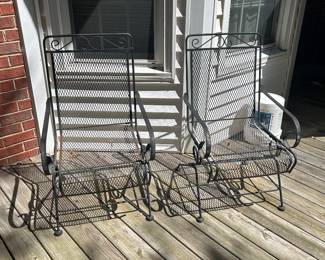 Wrought iron patio furniture