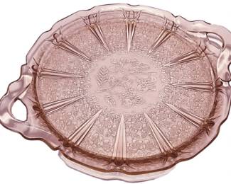 Depression Era Cherry Blossom Platter