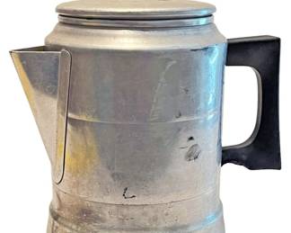 Vintage Aluminum Coffee Pot