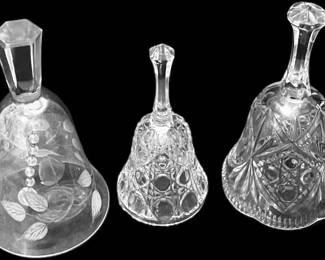 Three Gorgeous Crystal Bells