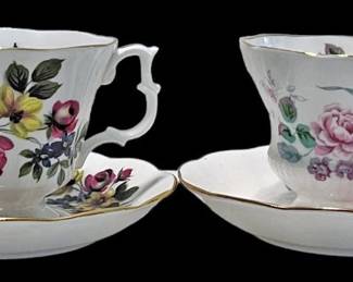 Two Royal Albert Bone China Teacups