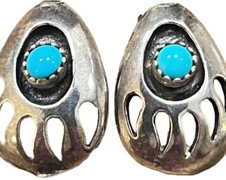 Sterling Silver Turquoise Earrings