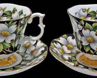 Two Royal Albert Flora Series Dogwood