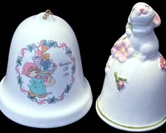 Weiss Precious Moments Porcelain Bells