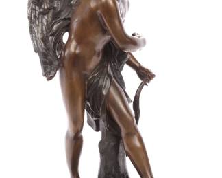 Louis-Simon Boizot large bronze sculpture
