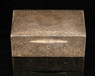 Tiffany & Co. antique sterling silver box