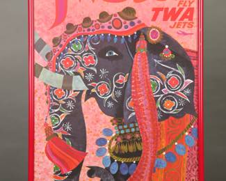 David Klein MCM TWA Poster: India