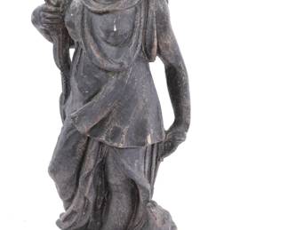 Concrete garden statue of Artemis