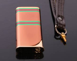 Gucci Italian lighter with removable strap