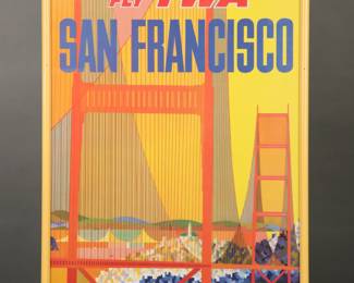 David Klein MCM TWA Poster: San Francisco