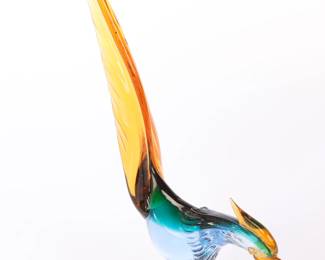 Murano glass pheasant