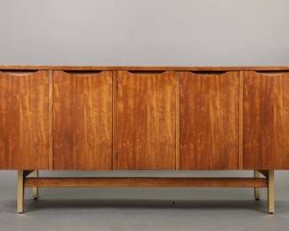 American of Martinsville walnut MCM buffet