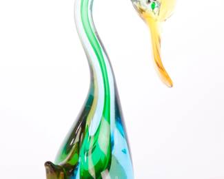 Murano glass duck