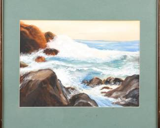 Helen Mengel watercolor/gouache painting